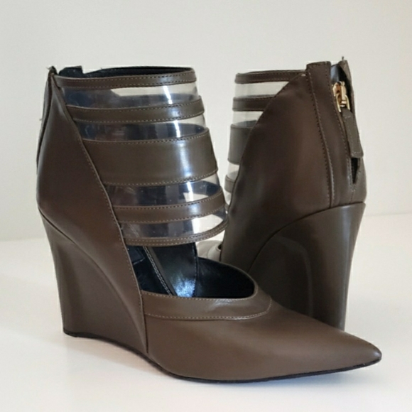 Derek Lam Meryl Pointed Toe Wedge Pump - Picture 3 of 10